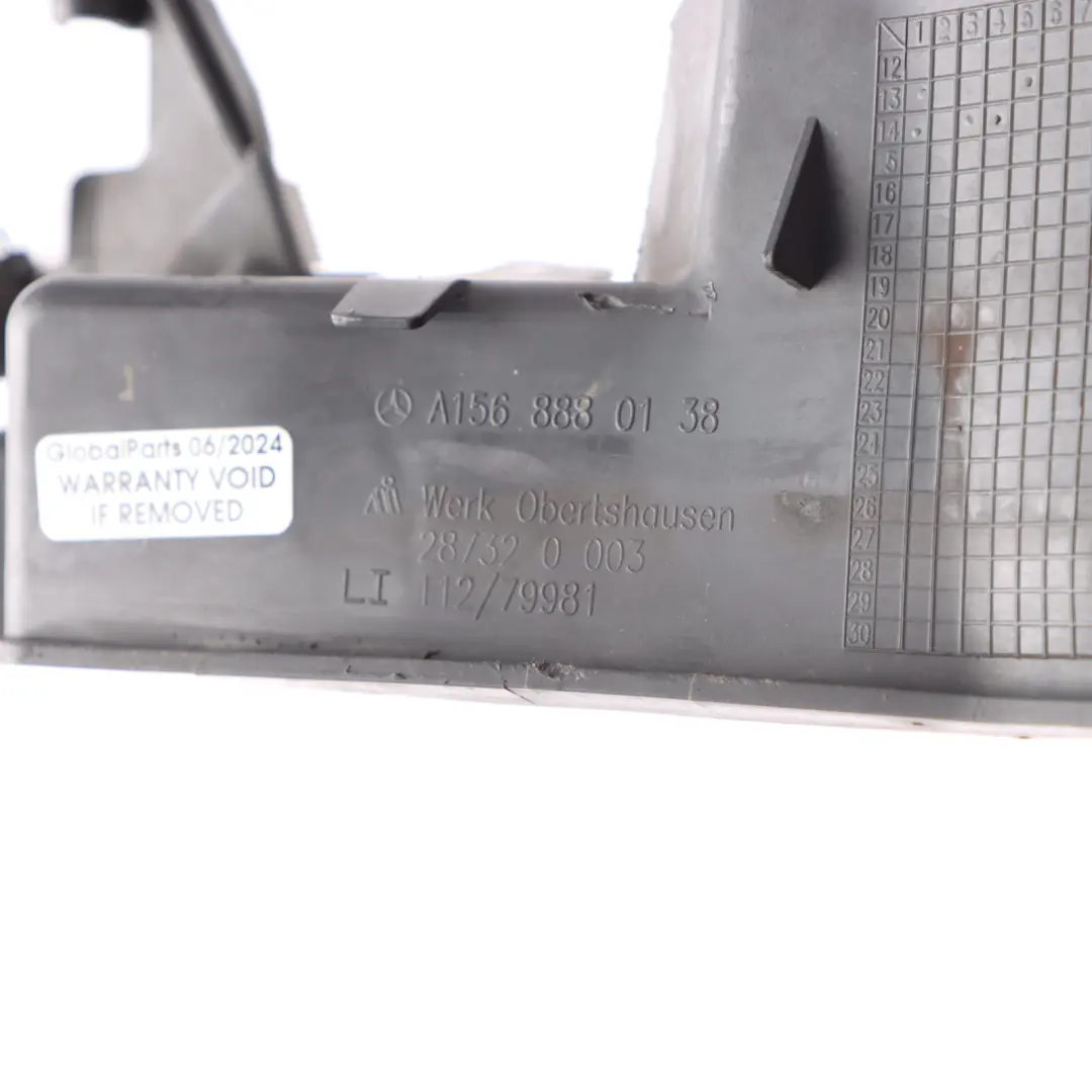 Mercedes X156 Front Left N/S Radiator Air Guide Airflow Serration - SKU A1568880138 - Part number A1568880138