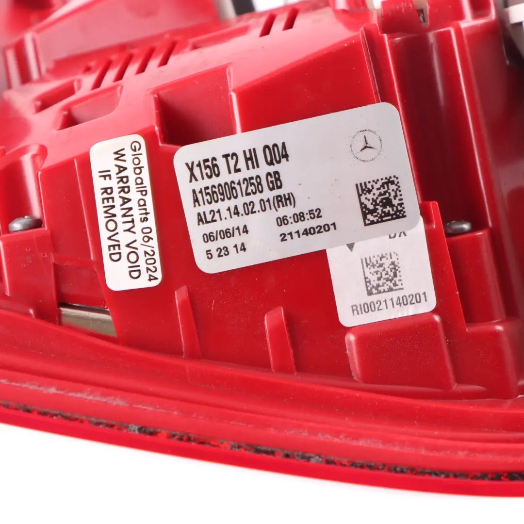 Mercedes X156 Luce Posteriore Bagagliaio Portellone Sinistro - SKU A1569061258 - Numero di parte A1569061258