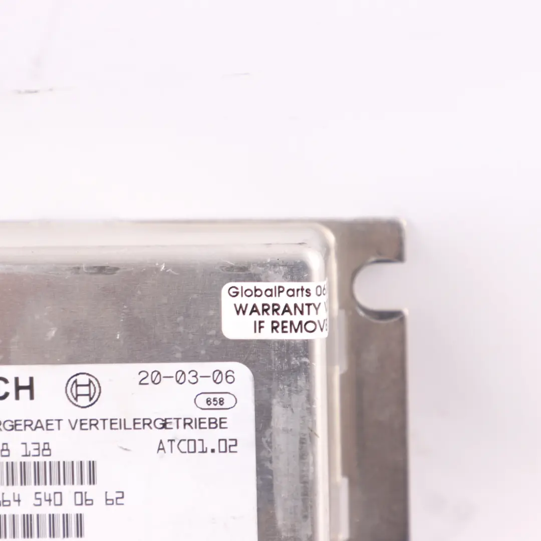 Gearbox Module Automatic Transmission Control Unit EGS to Mercedes W164 with Part number A1645400662 Mercedes W164 Gearbox Module Automatic Transmission Control Unit EGS - SKU A1645400662 - Part number A1645400662