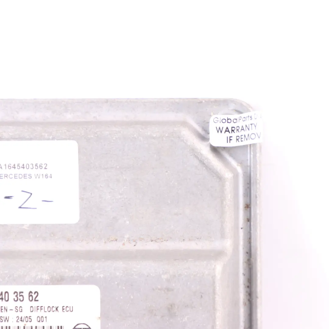Mercedes W164 Differential Lock Module Control Unit ECU - SKU A1645403562 - Part number A1645403562