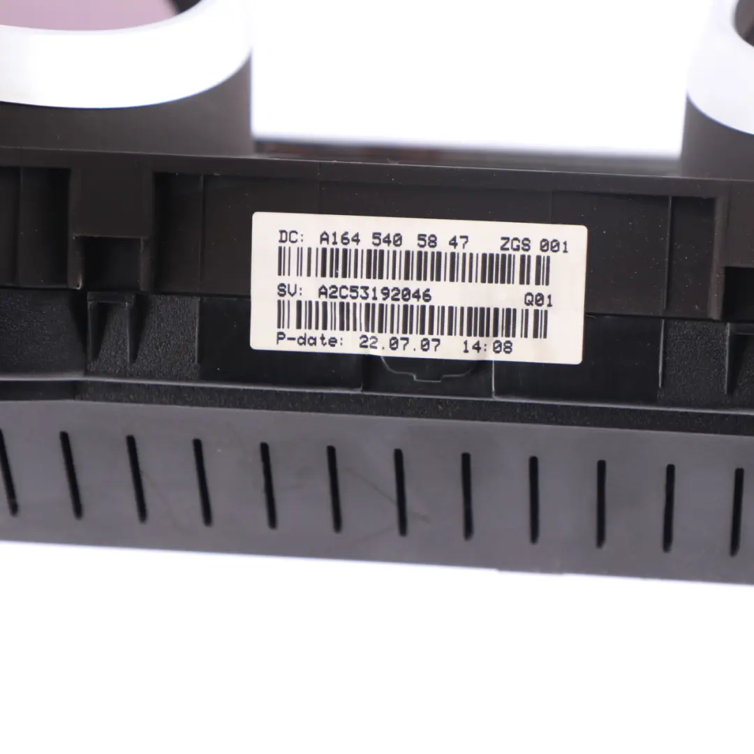 Instrument Cluster Diesel Speedo Clocks Automatic to Mercedes ML W164 with Part number A1645405847 Mercedes ML W164 Instrument Cluster Diesel Speedo Clocks Automatic - SKU A1645405847 - Part number A1645405847