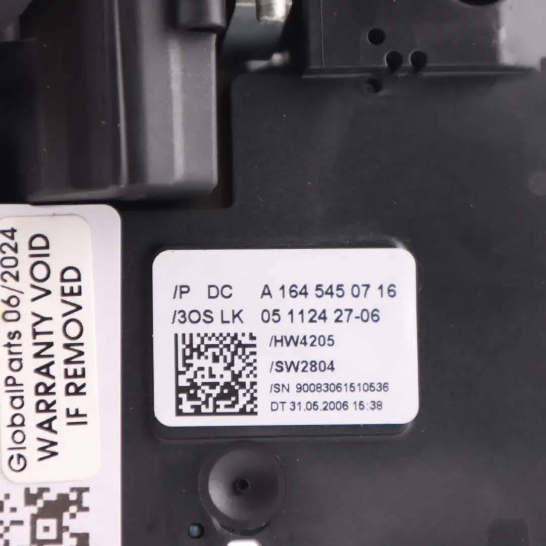 Steering Angle Sensor Slip Ring Squib Stalk to Mercedes ML W164 with Part number A1645450716 Mercedes ML W164 Steering Angle Sensor Slip Ring Squib Stalk - SKU A1645450716-1 - Part number A1645450716