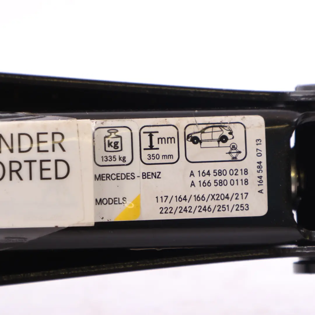 Mercedes W164 GL X164 Podnośnik Lewarek - SKU A1645800218 - Numer Części A1645800218