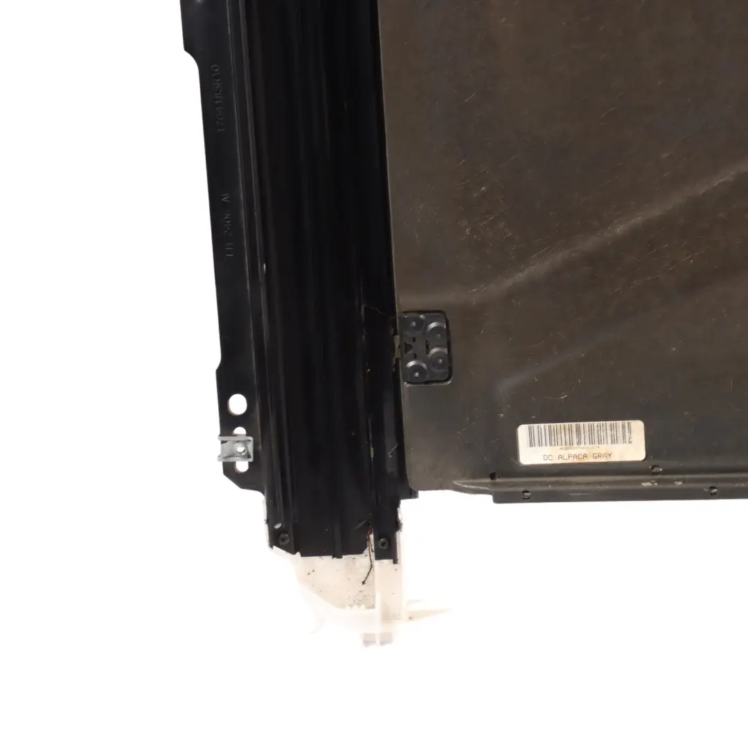 Panoramic Sunroof Frame Glass Roof Alpaca Grey to Mercedes W164 with Part number A1647800829 Mercedes W164 Panoramic Sunroof Frame Glass Roof Alpaca Grey - SKU A1647800829 - Part number A1647800829