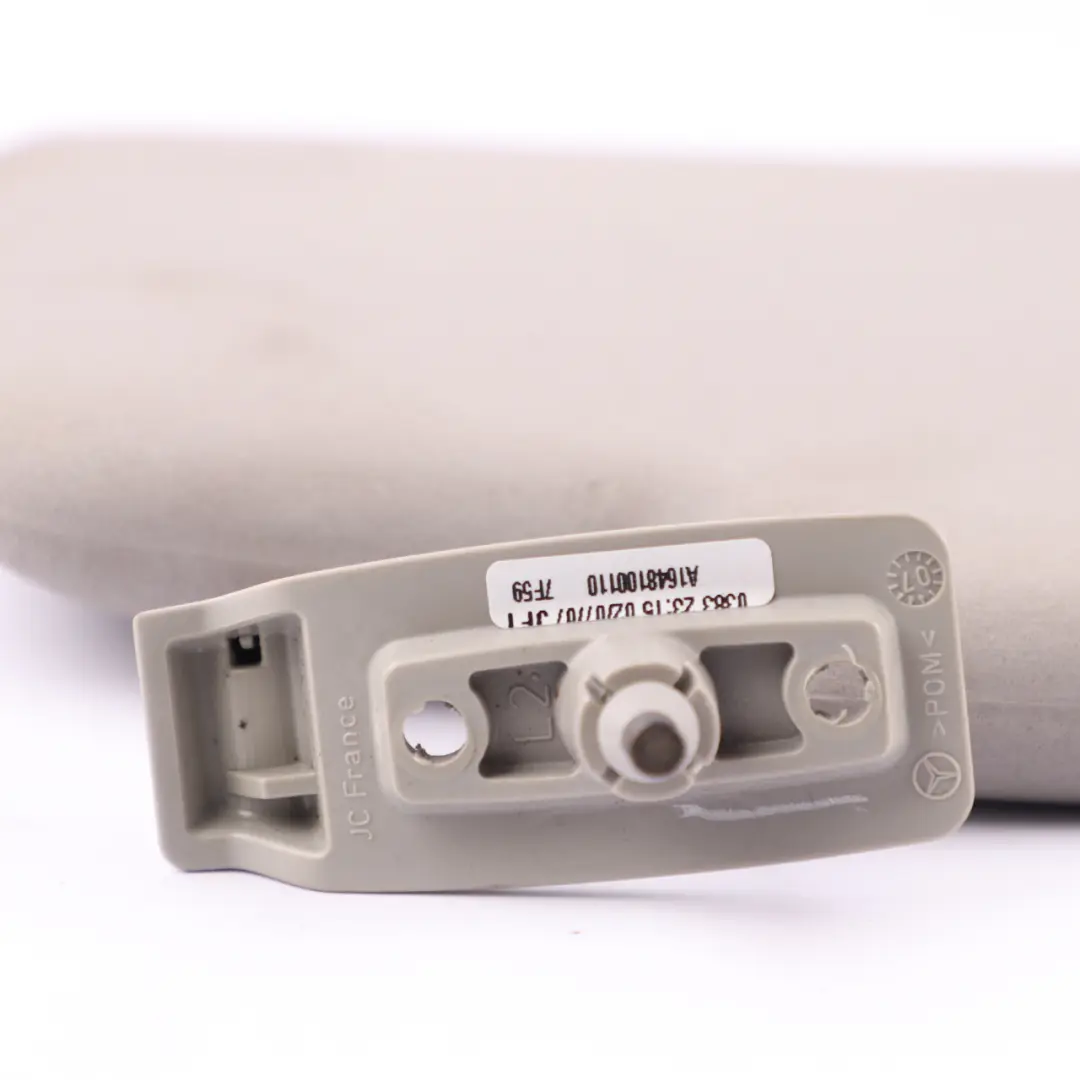 Sun Visor Mercedes ML W164 Mirror Cover Left N/S Grey With Label to with Part number A1648100110 Sun Visor Mercedes ML W164 Mirror Cover Left N/S Grey With Label - SKU A1648100110-1 - Part number A1648100110