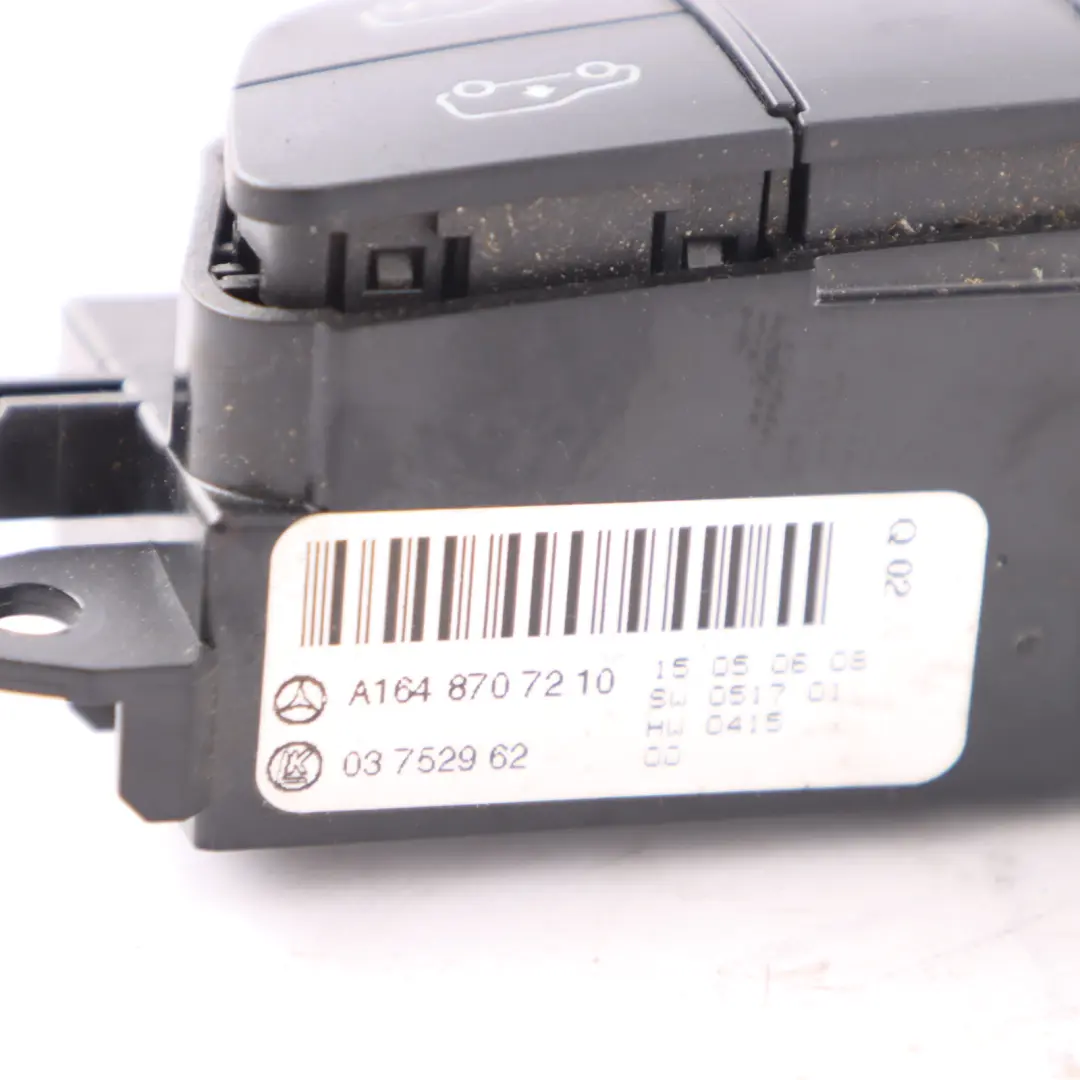 Suspension Control Switch Drive Mode to Mercedes W164 with Part number A1648707210 Mercedes W164 Suspension Control Switch Drive Mode - SKU A1648707210 - Part number A1648707210