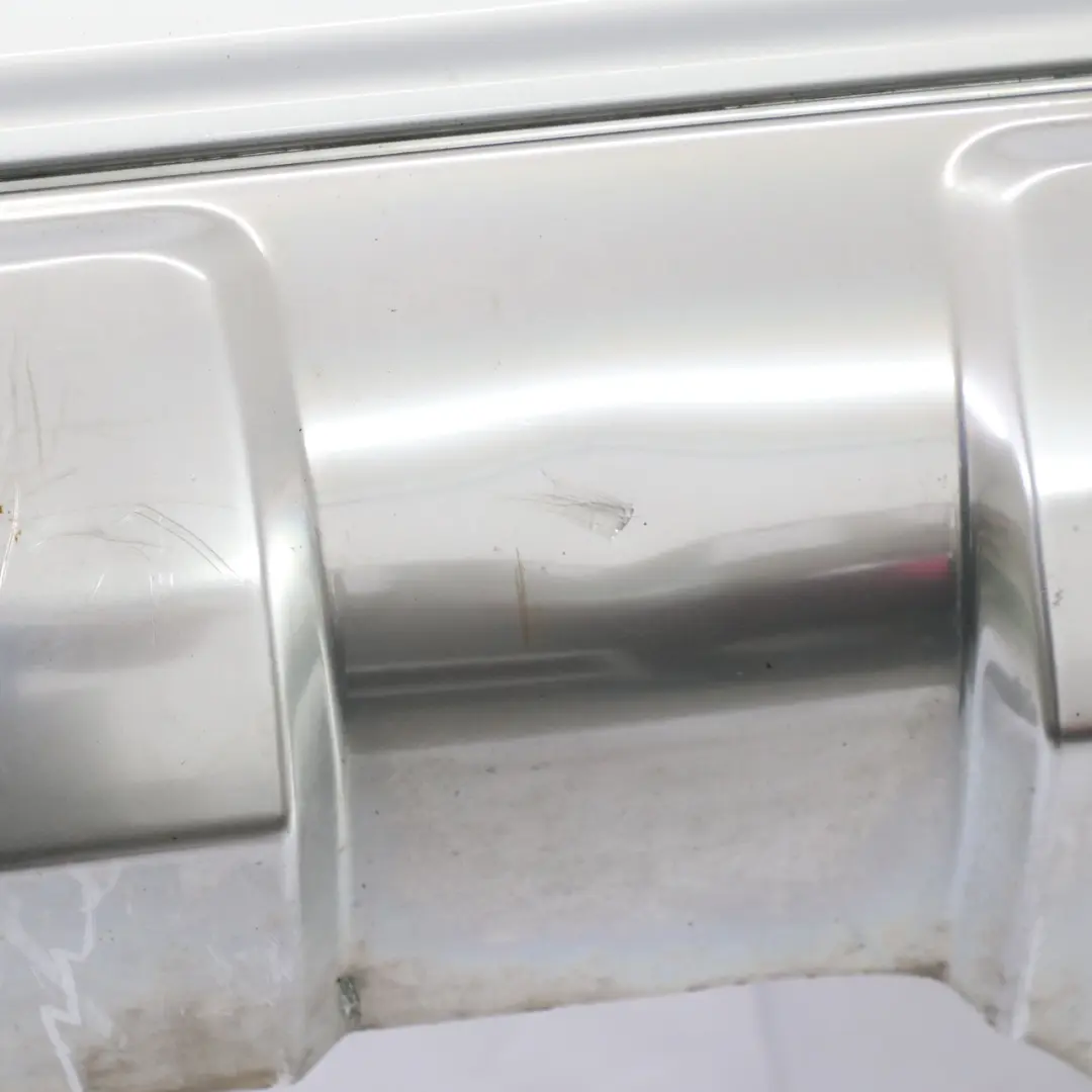 Bumper AMG Trim Panel Iridium Silver Metallic - 775 to Mercedes W164 Rear with Part number A1648858525 Mercedes W164 Rear Bumper AMG Trim Panel Iridium Silver Metallic - 775 - SKU A1648858525-IRS - Part number A1648858525