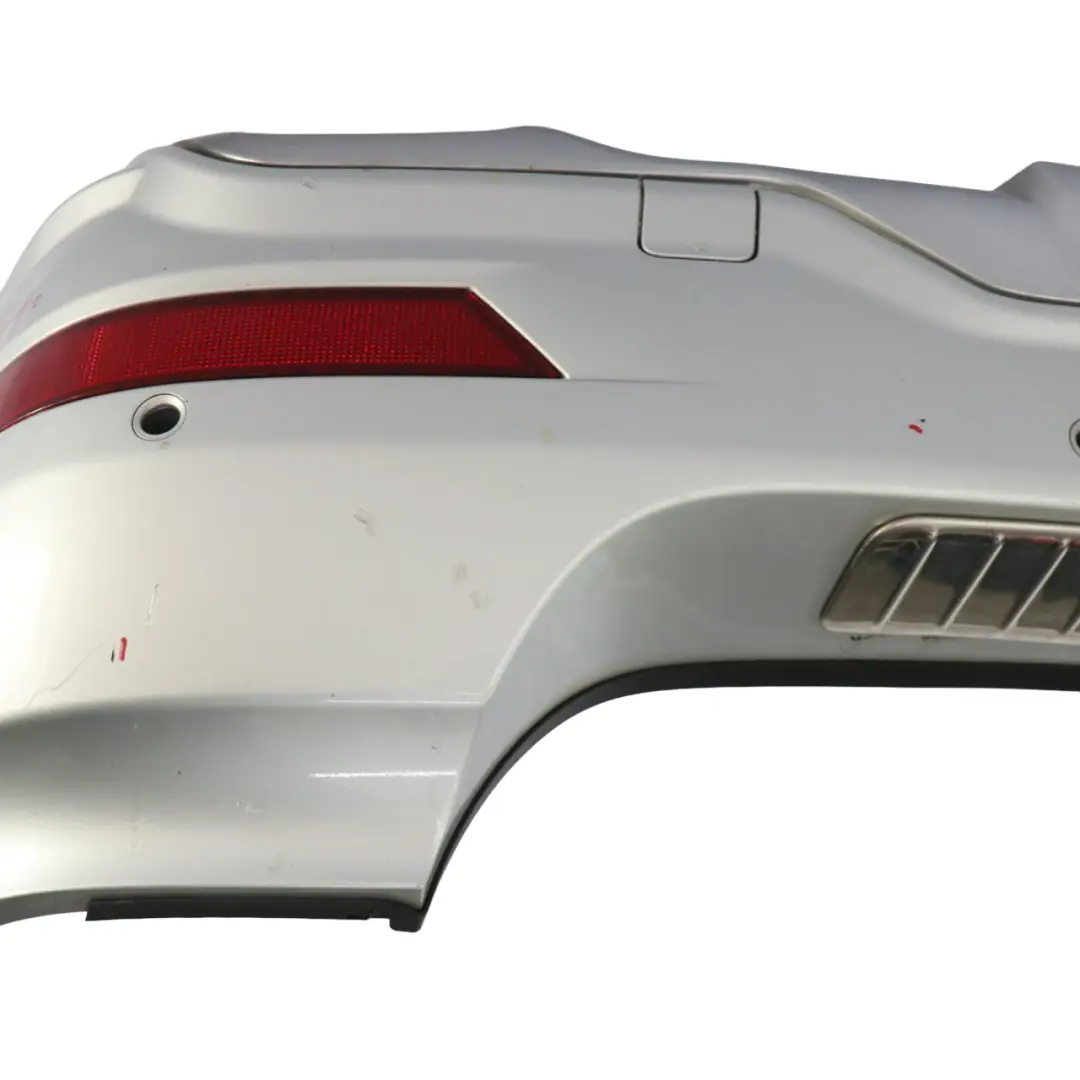 Bumper AMG Trim Panel Iridium Silver Metallic - 775 to Mercedes W164 Rear with Part number A1648858525 Mercedes W164 Rear Bumper AMG Trim Panel Iridium Silver Metallic - 775 - SKU A1648858525-IRS - Part number A1648858525