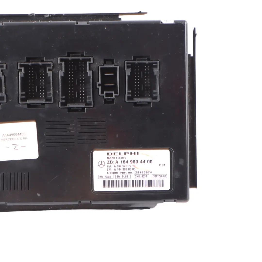 Sam Modul Mercedes ML W164 Heck Relais Box Steuerung SAM Einheit für mit Teilenummer A1649004400 Sam Modul Mercedes ML W164 Heck Relais Box Steuerung SAM Einheit - SKU A1649004400 - Teilenummer A1649004400
