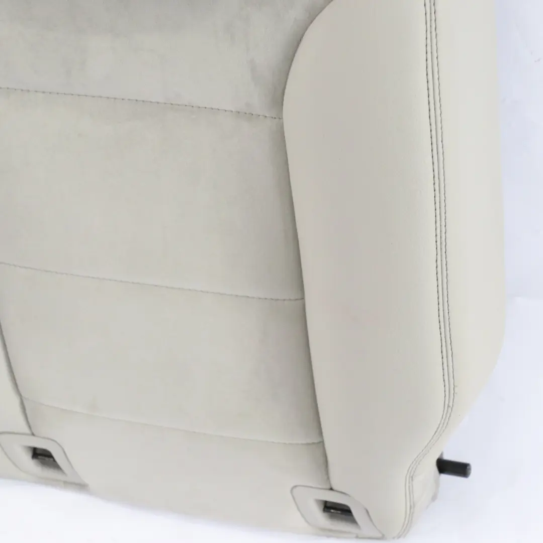 Mercedes W164 Respaldo Asiento Trasero Izquierdo Funda Microfibra Gris Alpaca - SKU A1649202737 - Número de pieza A1649202737
