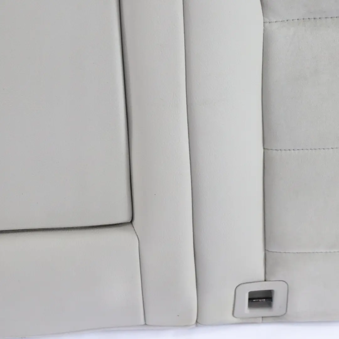 Respaldo Asiento Trasero Izquierdo Funda Microfibra Gris Alpaca para Mercedes W164 con número de pieza A1649202737 Mercedes W164 Respaldo Asiento Trasero Izquierdo Funda Microfibra Gris Alpaca - SKU A1649202737 - Número de pieza A1649202737