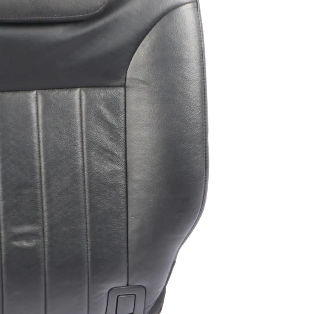 Backrest Back Cover Rear Left N/S Black Leather to Mercedes ML W164 Seat with Part number A1649202947 Mercedes ML W164 Seat Backrest Back Cover Rear Left N/S Black Leather - SKU A1649202947 - Part number A1649202947