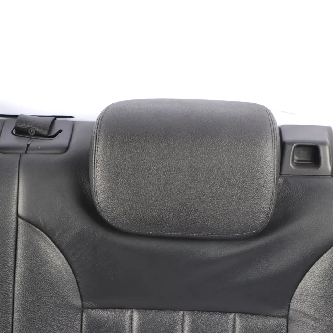 Backrest Back Cover Rear Left N/S Black Leather to Mercedes ML W164 Seat with Part number A1649202947 Mercedes ML W164 Seat Backrest Back Cover Rear Left N/S Black Leather - SKU A1649202947 - Part number A1649202947