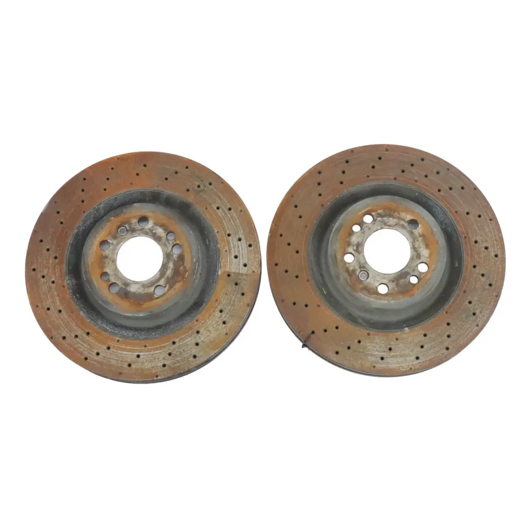 Mercedes W166 C292 Brake Disc Set AMG Front Left Right Wheel Perforated - SKU A1664211012 - Part number A1664211012