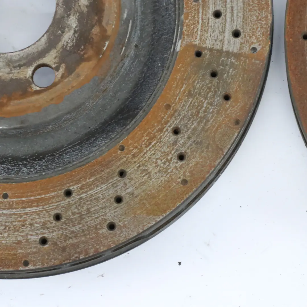 Mercedes W166 C292 Brake Disc Set AMG Front Left Right Wheel Perforated - SKU A1664211012 - Part number A1664211012