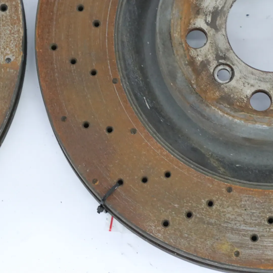 Mercedes W166 C292 Brake Disc Set AMG Front Left Right Wheel Perforated - SKU A1664211012 - Part number A1664211012