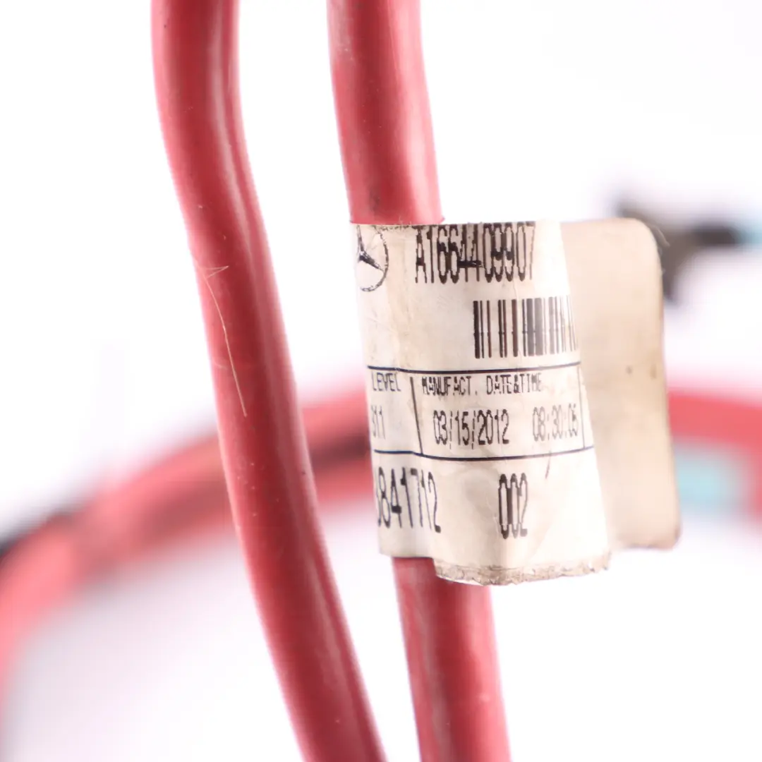 Mercedes ML W166 Battery Possitive Cable To Pre Fuse Box Wiring - SKU A1664409907 - Part number A1664409907