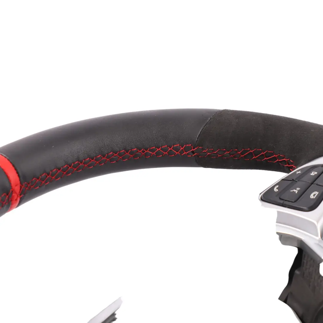 Steering Wheel Mercedes C117 W176 AMG NEW Black Leather Alcantara Paddle Shift  - SKU A1664601518-1 - Part number A1664601518