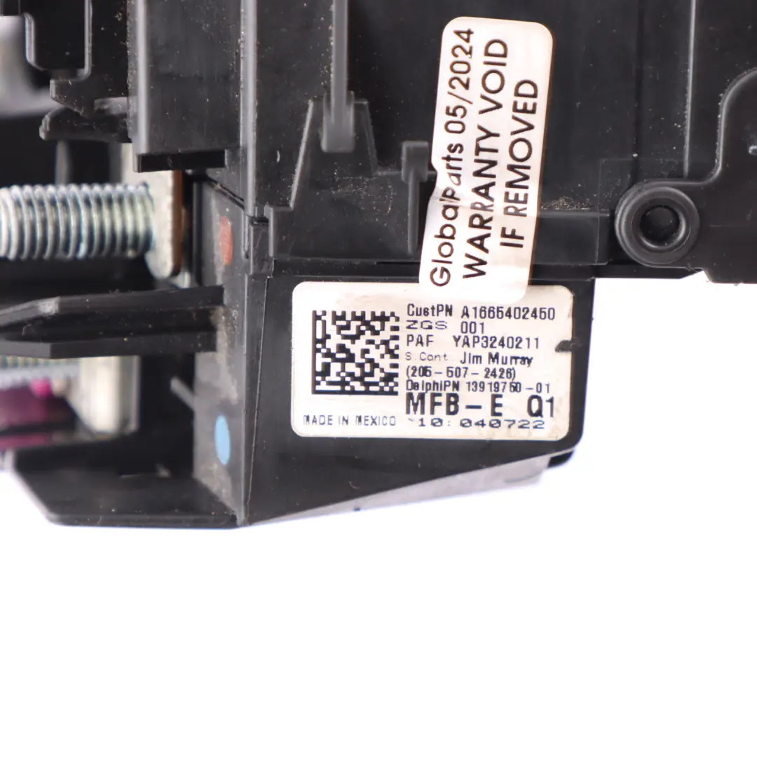 Scatola fusibili Modulo controllo relè anteriore per Mercedes ML W166 con numero di parte A1665402450 Mercedes ML W166 Scatola fusibili Modulo controllo relè anteriore - SKU A1665402450 - Numero di parte A1665402450