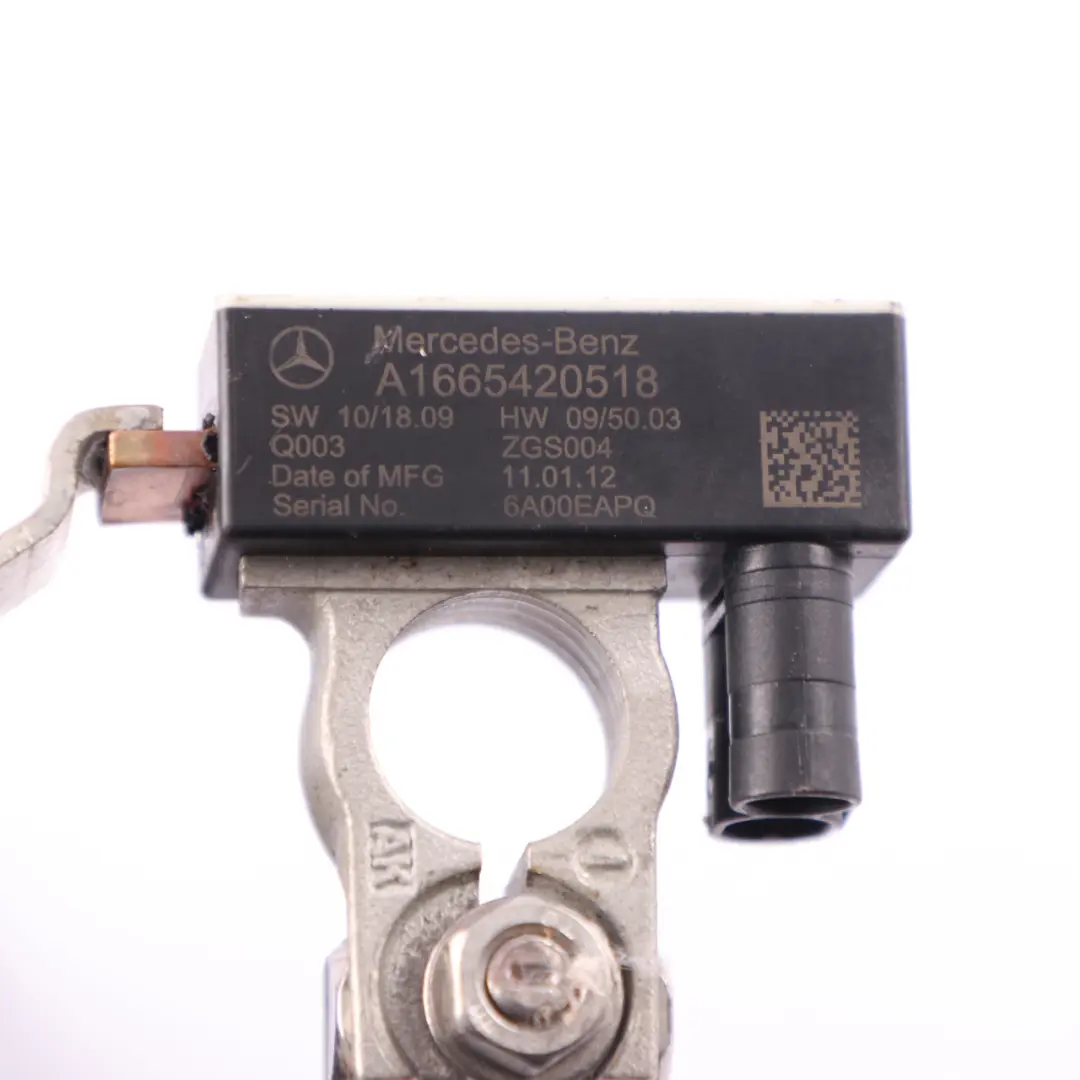  Batería Cableado Mercedes ML W166 Batería Terminal Negativo Cable - SKU A1665420518 - Número de pieza A1665420518