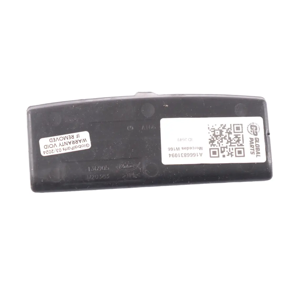 Mercedes ML W166 Inserire tappetino portaoggetti posteriore Console centrale - SKU A1666831094 - Numero di parte A1666831094