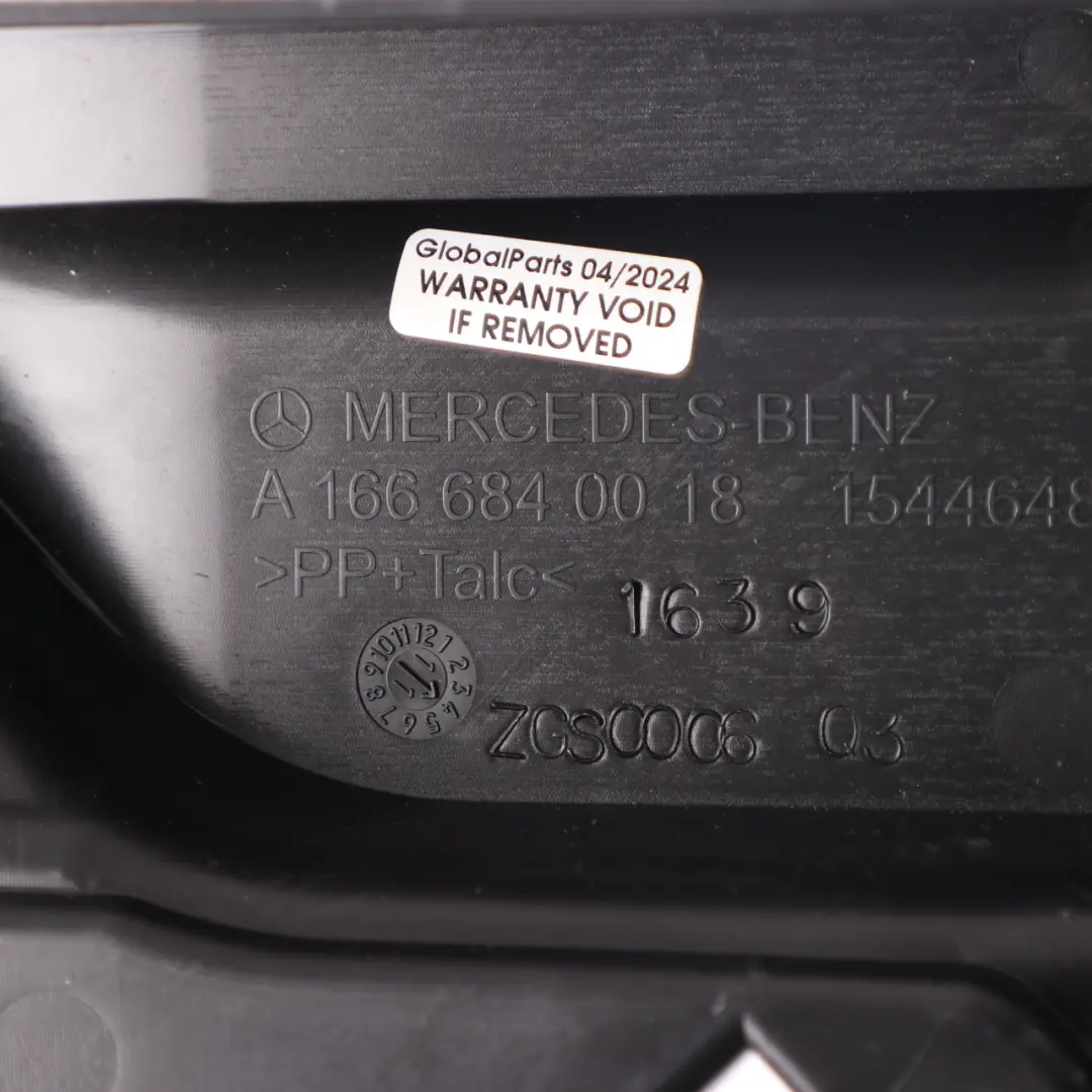 Mounting Bracket Trim Cowl Right O/S to Mercedes ML W166 with Part number A1666840018 Mercedes ML W166 Mounting Bracket Trim Cowl Right O/S - SKU A1666840018 - Part number A1666840018