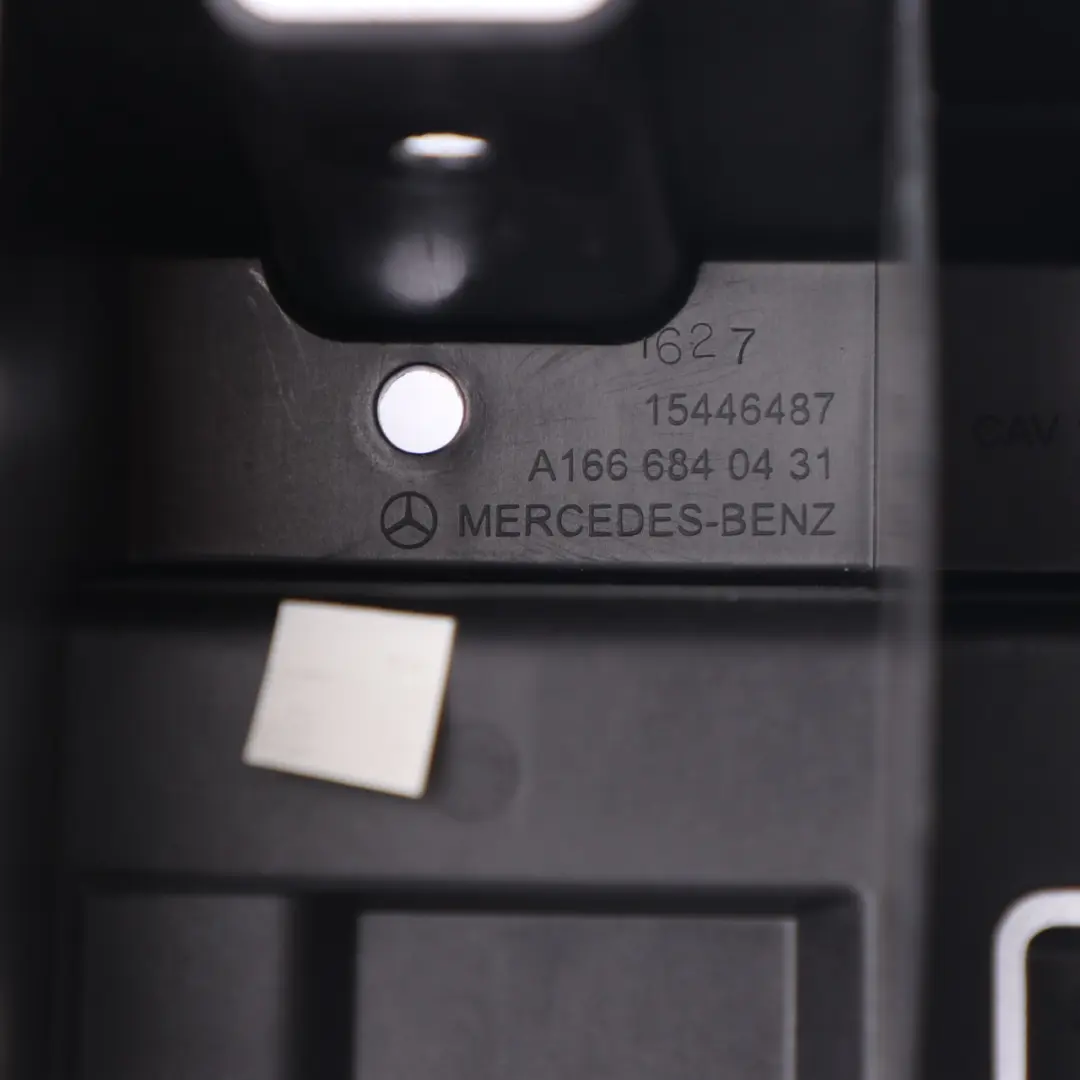 Floor Cover Bracket Carpet Mount Trim to Mercedes W166 Rear Seat with Part number A1666840431 Mercedes W166 Rear Seat Floor Cover Bracket Carpet Mount Trim - SKU A1666840431 - Part number A1666840431