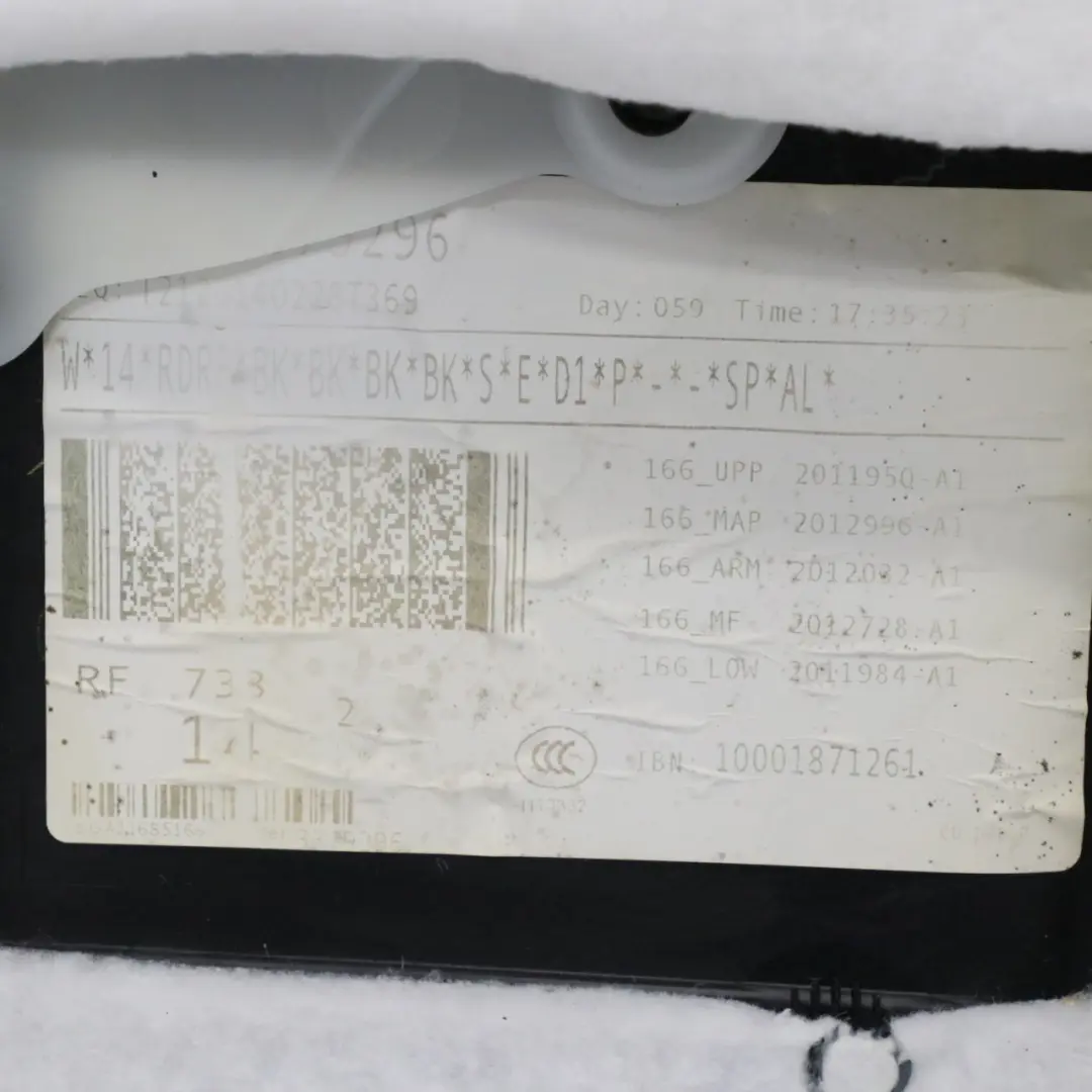 Front Right O/S Door Card Trim Panel Black to Mercedes ML W166 with Part number A1667200470 Mercedes ML W166 Front Right O/S Door Card Trim Panel Black - SKU A1667200470 - Part number A1667200470