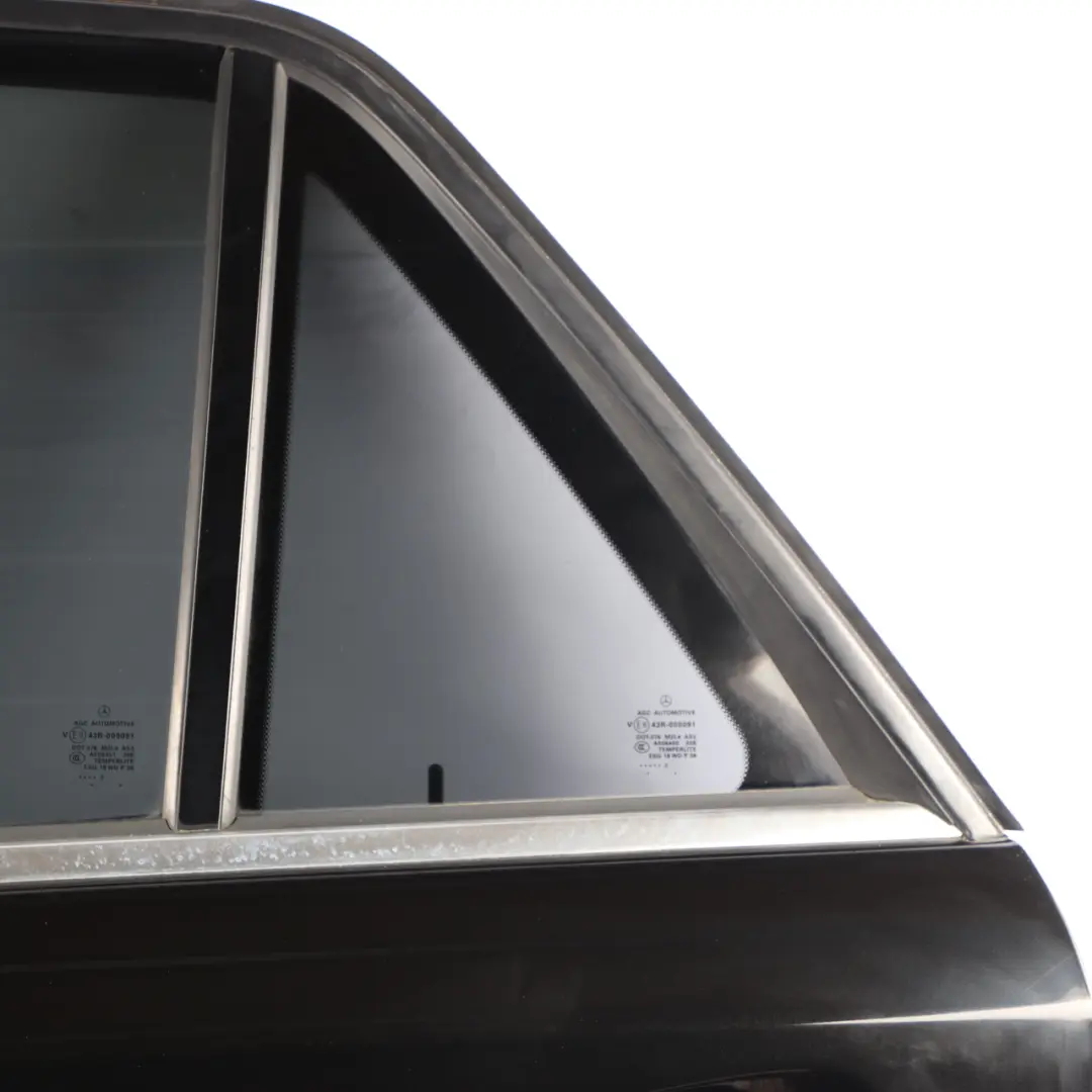 Mercedes ML W166 Door Rear Left N/S Obsidian Black Metallic - 197 - SKU A1667300105-OB - Part number A1667300105