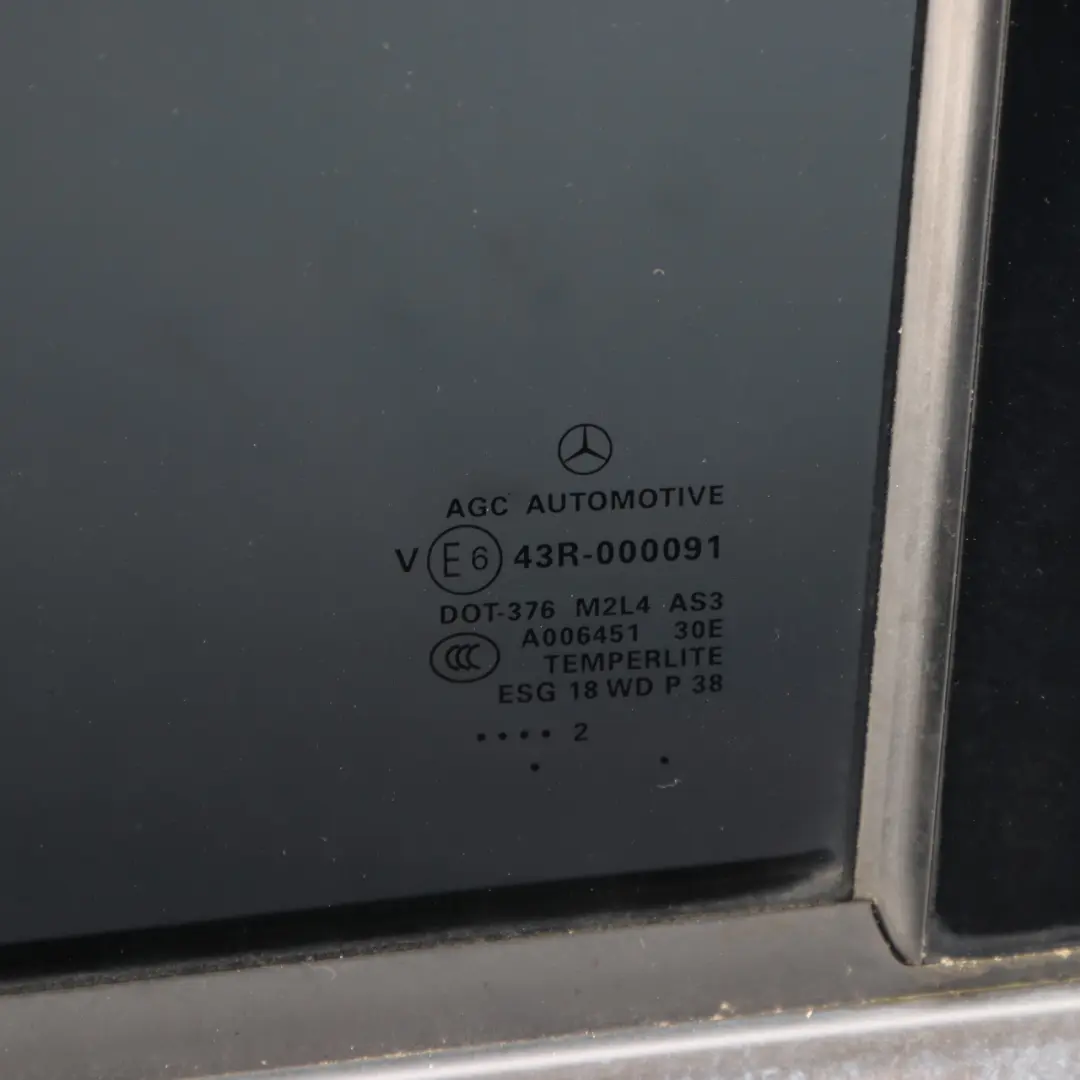 Mercedes ML W166 Door Rear Left N/S Obsidian Black Metallic - 197 - SKU A1667300105-OB - Part number A1667300105