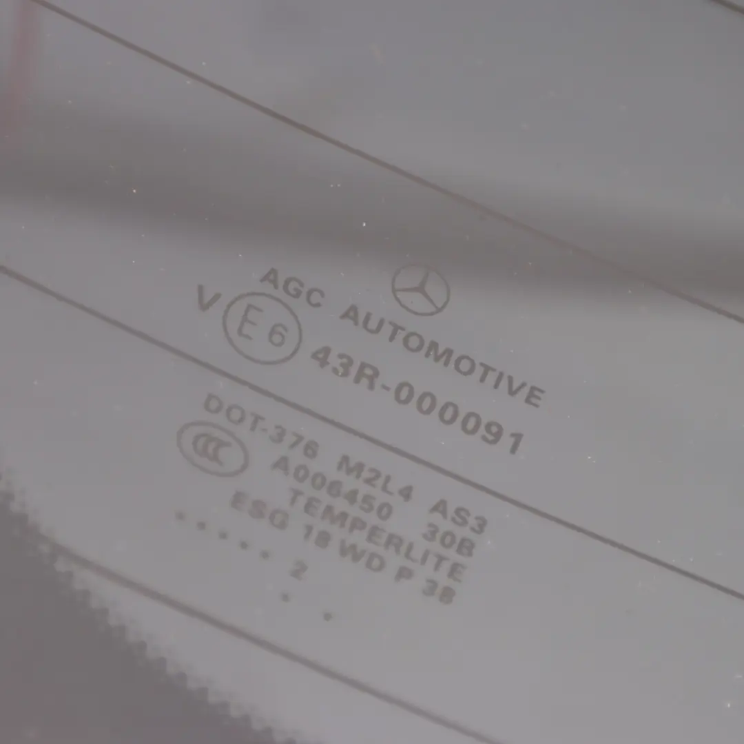 Window Mercedes ML W166 Trunk Lid Glass Window Tinted Black AS3 to Rear with Part number A1667400557 Rear Window Mercedes ML W166 Trunk Lid Glass Window Tinted Black AS3 - SKU A1667400557 - Part number A1667400557