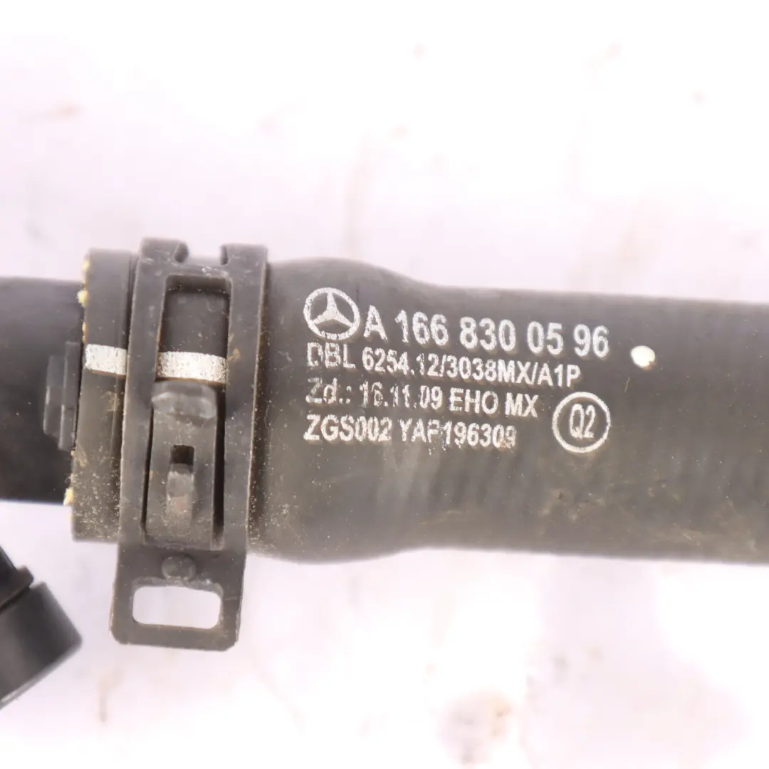  Coolant Hose Mercedes W166 Diesel OM642 Radiator Water Hose Left N/S A1665000475 - SKU A1668300596 - Part number A1668300596
