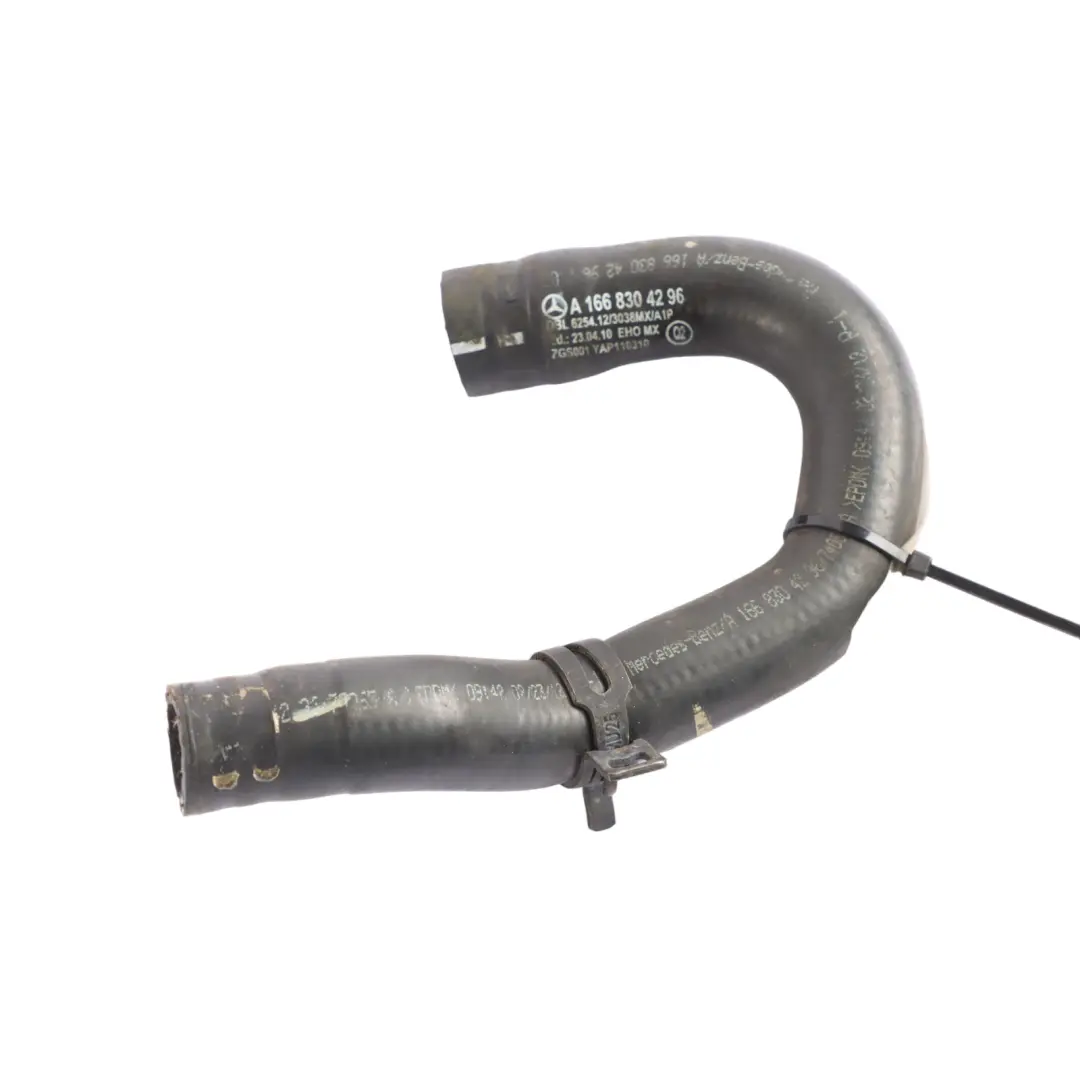 Mercedes W166 W292 Engine Heat Exchanger Coolant Hose - SKU A1668304296 - Part number A1668304296