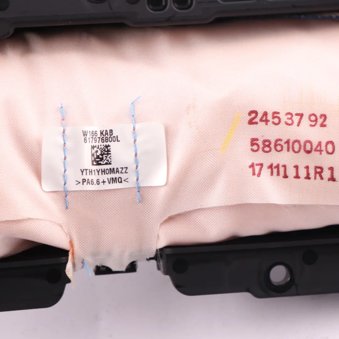 Mercedes ML W166 Dashboard Front Knee Protection Air Module - SKU A1668600102 - Part number A1668600102