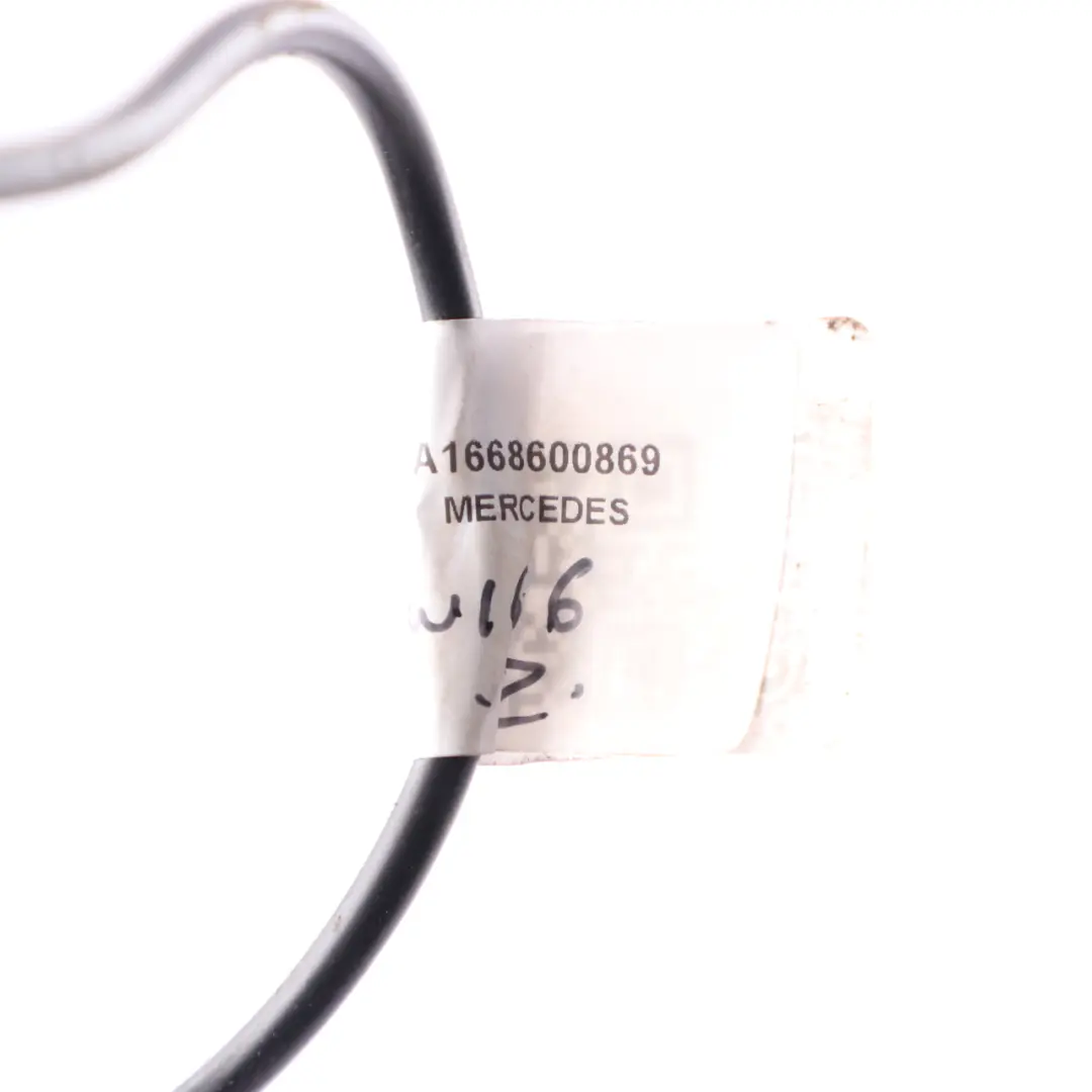 Mercedes W166 Rear Right O/S Seat Belt Latch Buckle Catch Black - SKU A1668600869 - Part number A1668600869