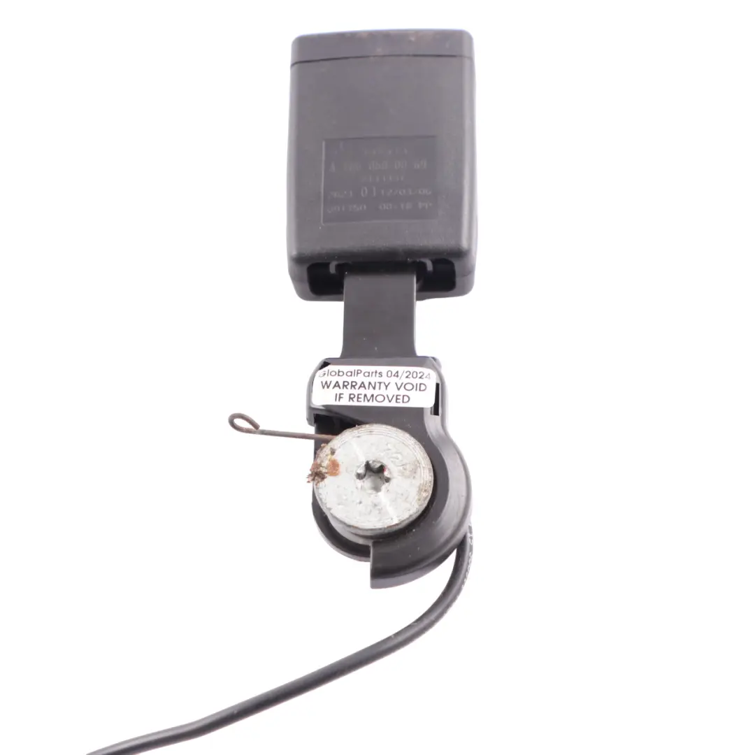 Mercedes W166 Rear Right O/S Seat Belt Latch Buckle Catch Black - SKU A1668600869 - Part number A1668600869