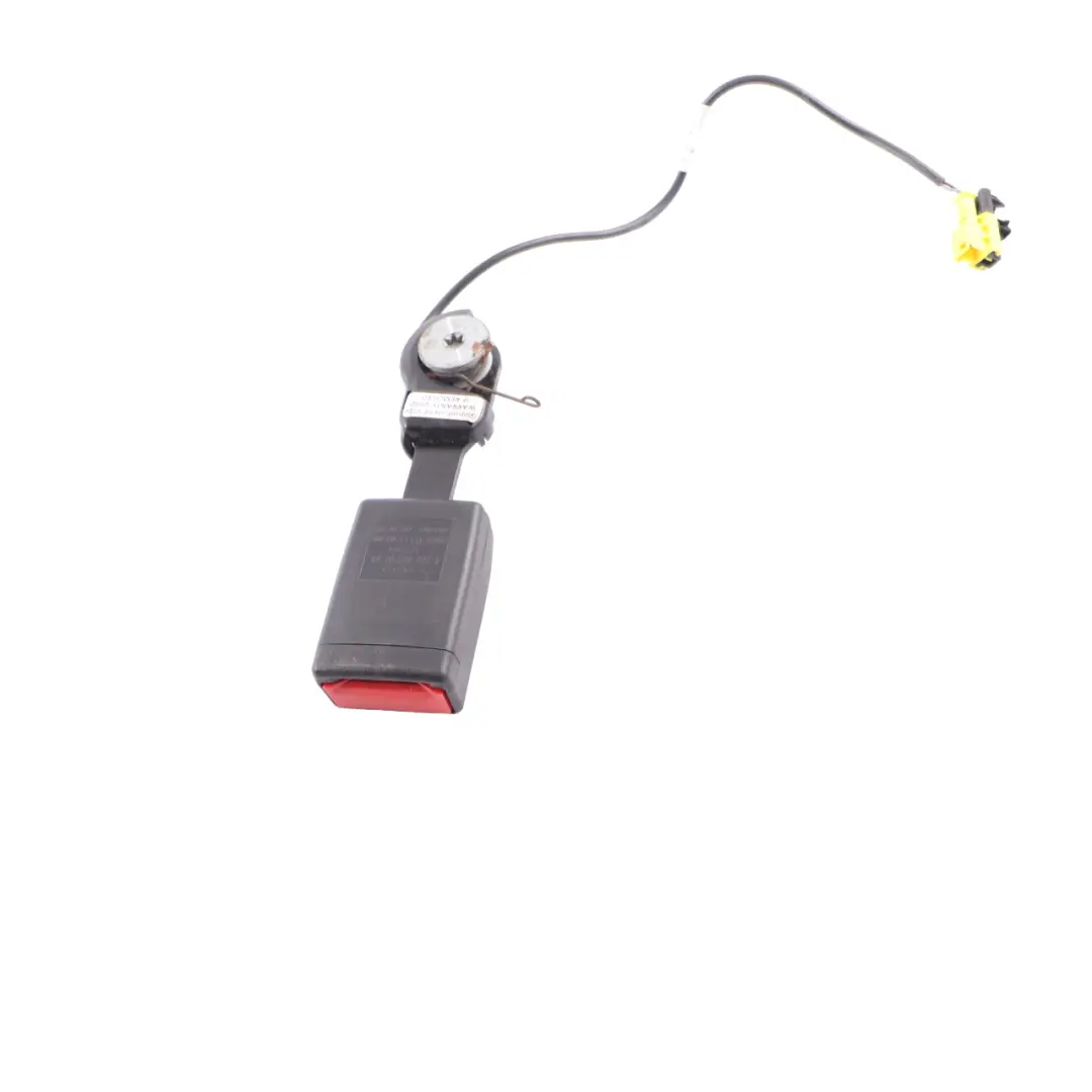 Mercedes W166 Rear Right O/S Seat Belt Latch Buckle Catch Black - SKU A1668600869 - Part number A1668600869