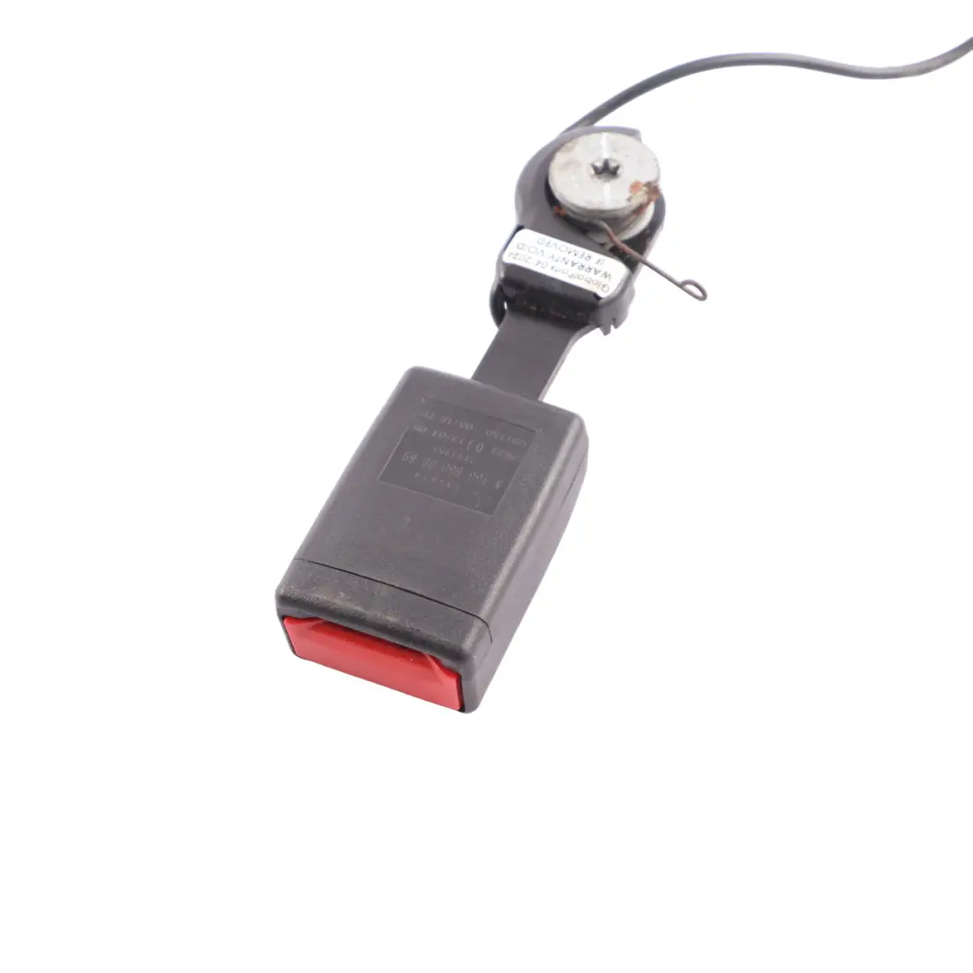 Mercedes W166 Rear Right O/S Seat Belt Latch Buckle Catch Black - SKU A1668600869 - Part number A1668600869