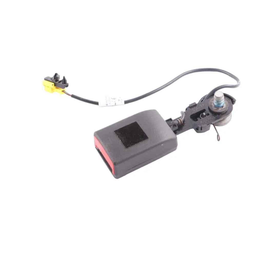 Mercedes W166 Rear Seat Belt Latch Centre Lower Buckle Catch Black - SKU A1668601169 - Part number A1668601169
