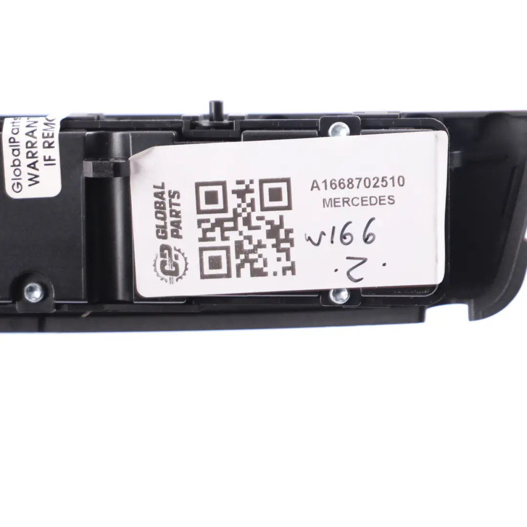 Mercedes ML W166 Panel de Interruptores Peligros Asiento Calefacción - SKU A1668702510 - Número de pieza A1668702510