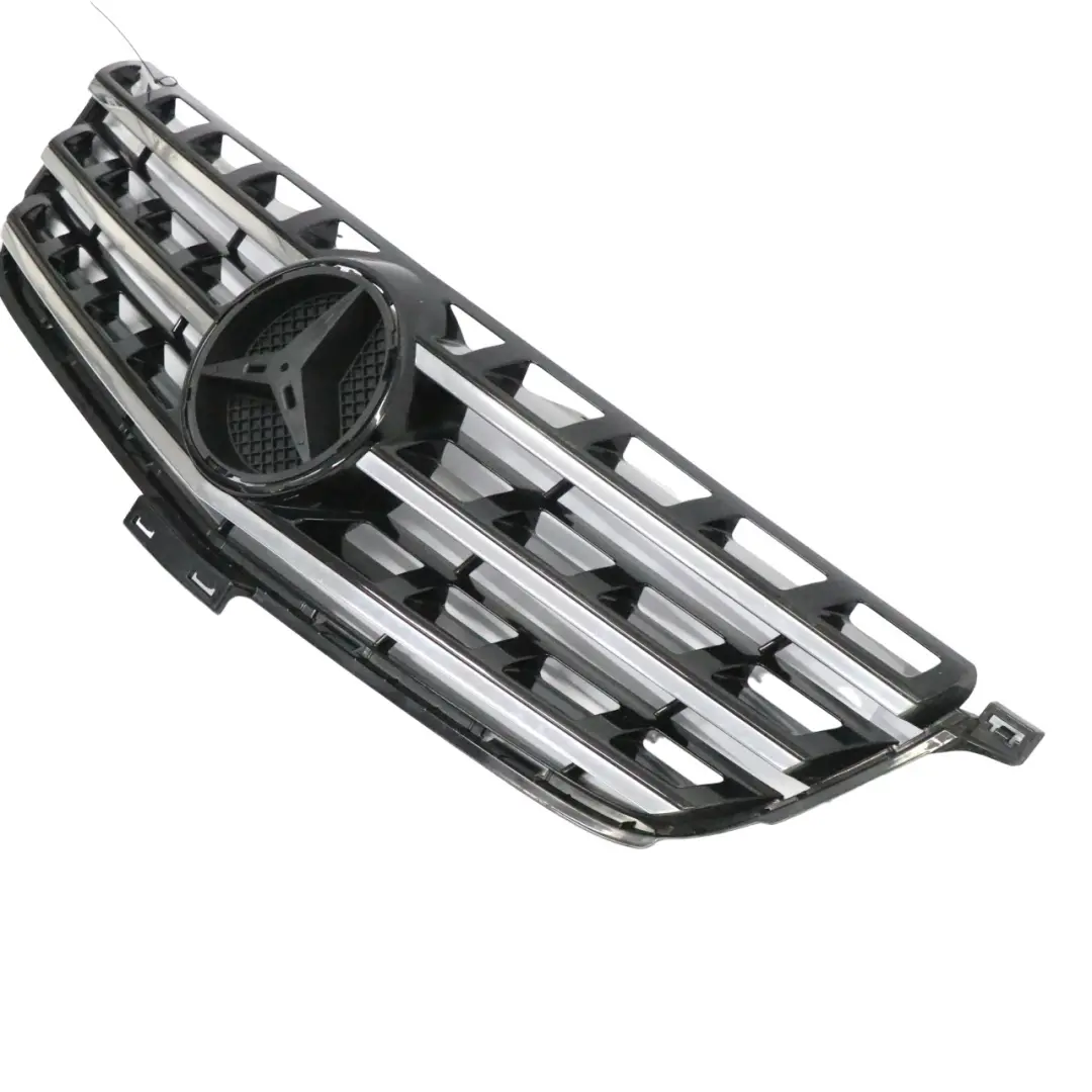 Mercedes ML W166 Motorhaube Kühlergrill Heizkörper Balken Trim Schwarz Chrom - SKU A1668800085 - Teilenummer A1668800085