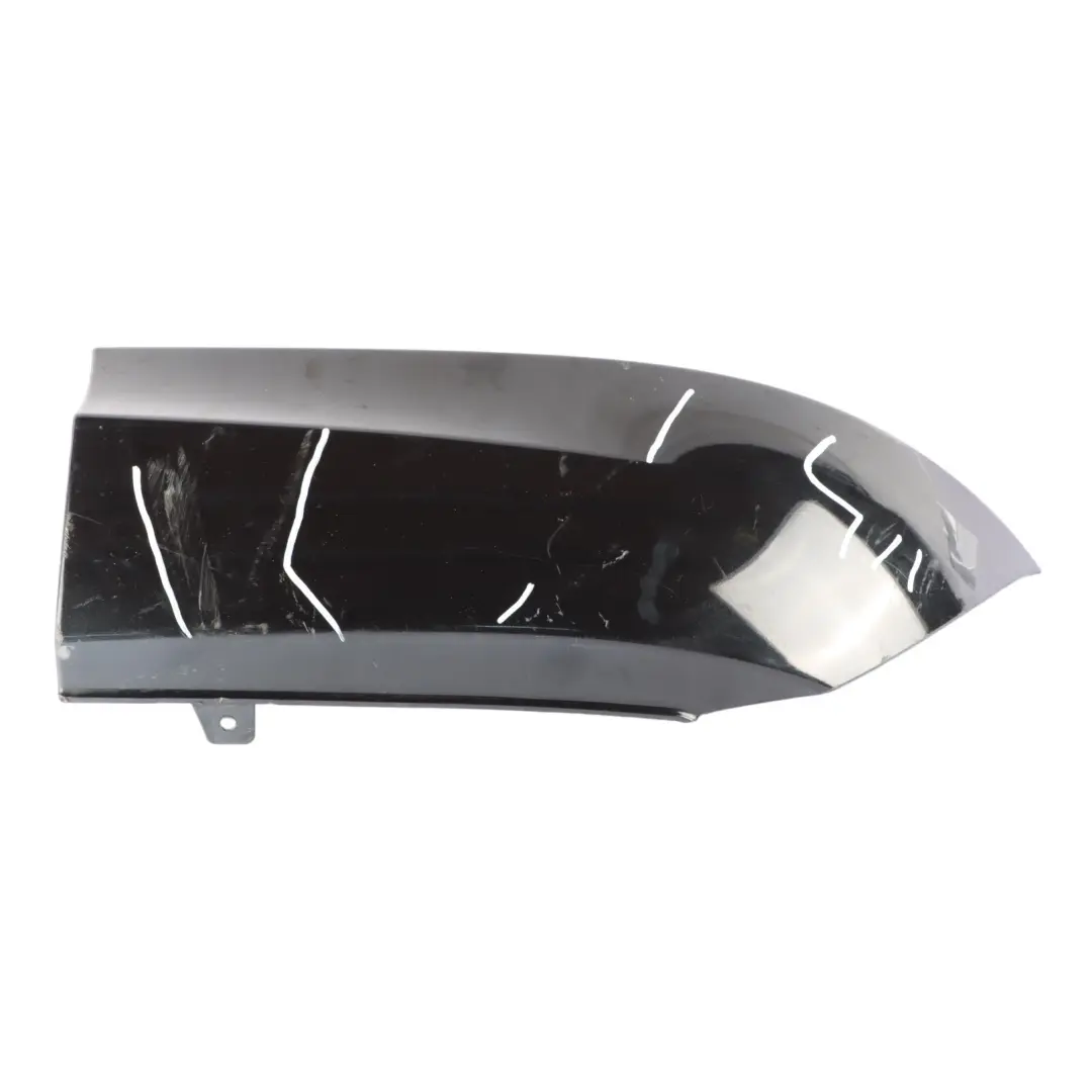 Bumper Corner Trim Obsidian Black Metallic - 197 to Mercedes W166 Rear with Part number A1668856225 Mercedes W166 Rear Bumper Corner Trim Obsidian Black Metallic - 197 - SKU A1668856225-OB - Part number A1668856225