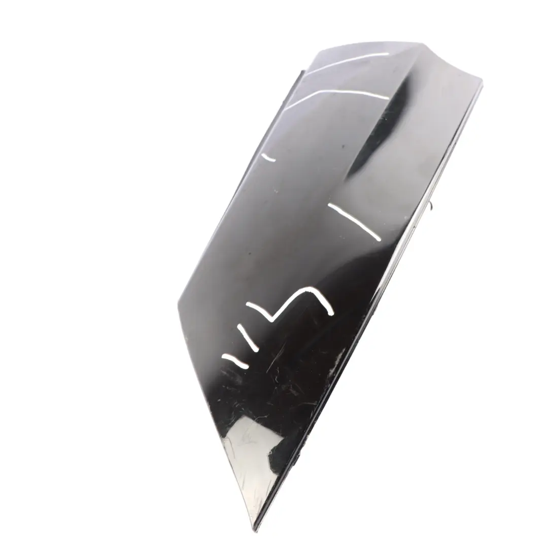 Bumper Corner Trim Obsidian Black Metallic - 197 to Mercedes W166 Rear with Part number A1668856225 Mercedes W166 Rear Bumper Corner Trim Obsidian Black Metallic - 197 - SKU A1668856225-OB - Part number A1668856225