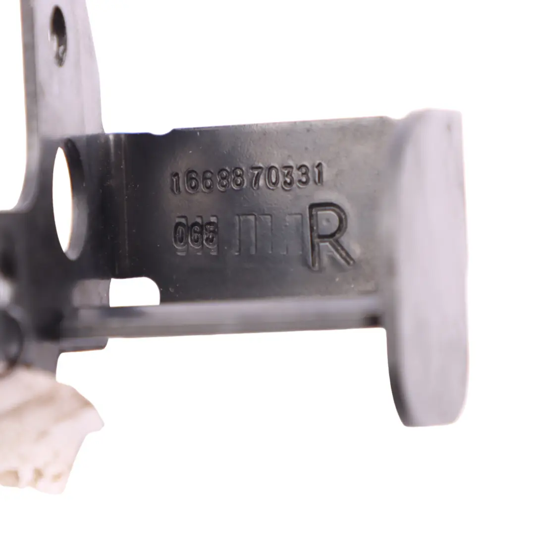 Bay Right O/S Hood Bonnet Actuator Mount to Mercedes ML W166 Engine with Part number A1668870331 Mercedes ML W166 Engine Bay Right O/S Hood Bonnet Actuator Mount - SKU A1668870331 - Part number A1668870331