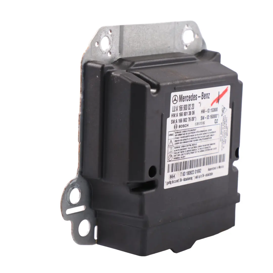 Mercedes GLE C292 Coupe Air Control Module Unit Bosch SRS - SKU A1669000220 - Part number A1669000220