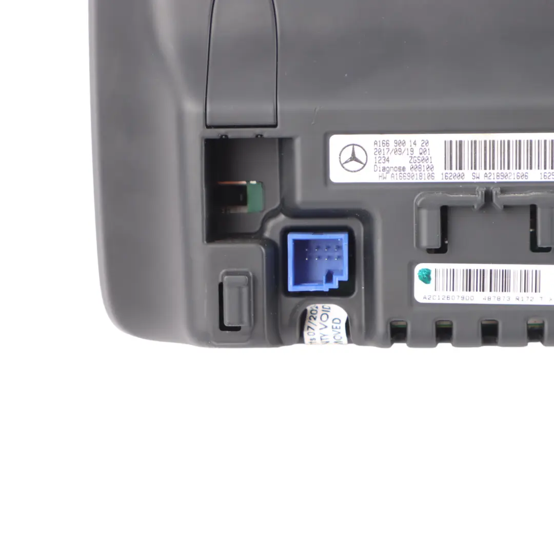 Mercedes-Benz CLA C117 W166 Head Unit Sat Nav Navigation Display Screen to with Part number A1669001420 Mercedes-Benz CLA C117 W166 Head Unit Sat Nav Navigation Display Screen - SKU A1669001420-1 - Part number A1669001420
