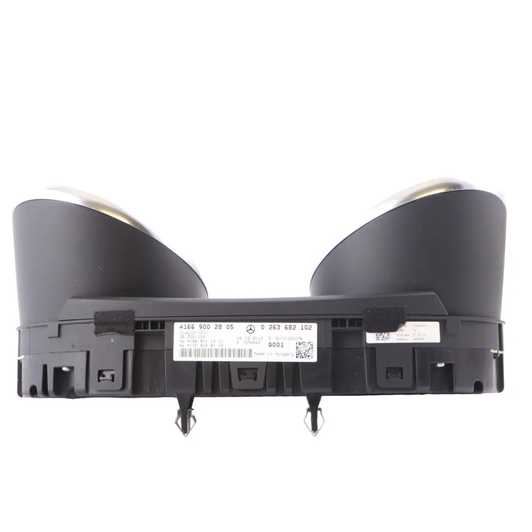 Instrument Cluster Spedometer Gauges Automatic to Mercedes W166 Diesel with Part number A1669002805 Mercedes W166 Diesel Instrument Cluster Spedometer Gauges Automatic - SKU rhd-A1669002805 - Part number A1669002805