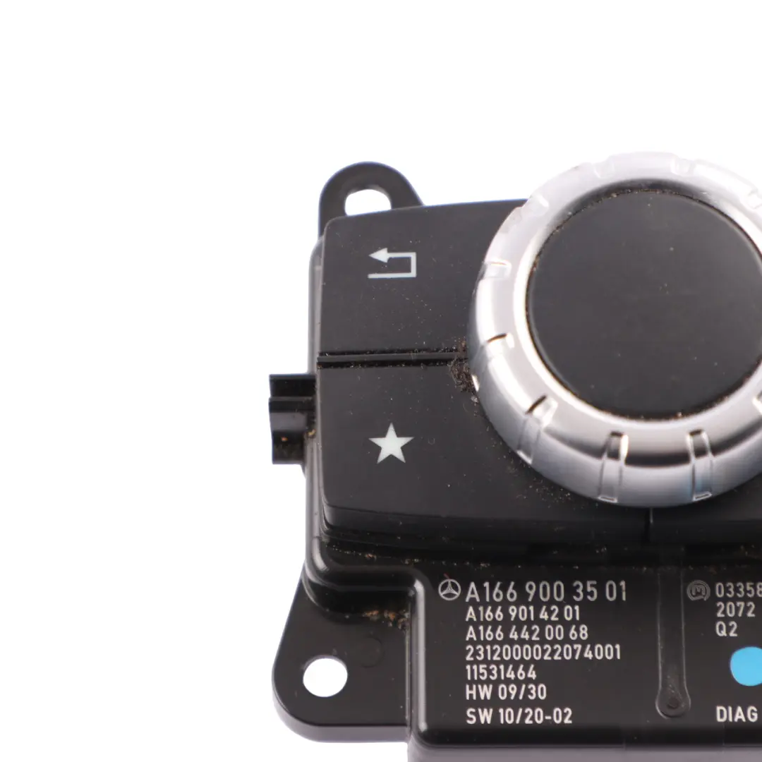 Interruttore Selettore Rotante Navigazione Radio per Mercedes W166 con numero di parte A1669003501 Mercedes W166 Interruttore Selettore Rotante Navigazione Radio - SKU A1669003501 - Numero di parte A1669003501