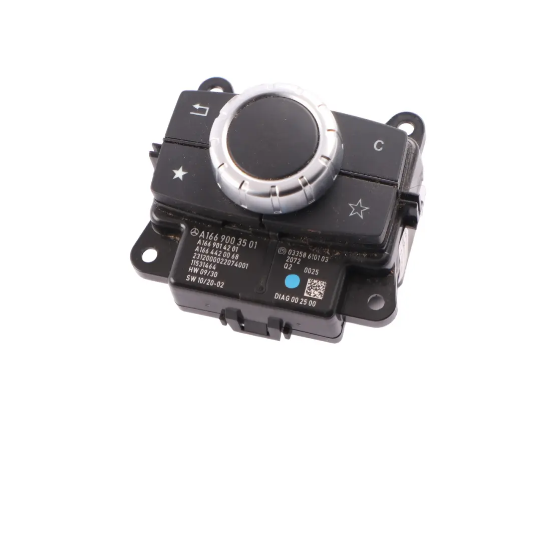 Schalter Drehwähler Controller Navigation Radio für Mercedes W166 mit Teilenummer A1669003501 Mercedes W166 Schalter Drehwähler Controller Navigation Radio - SKU A1669003501 - Teilenummer A1669003501