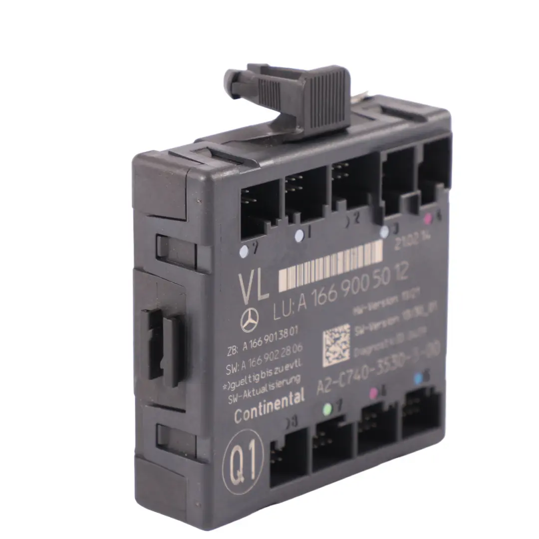 Front Door Module Left N/S Control Unit ECU to Mercedes W166 with Part number A1669005012 Mercedes W166 Front Door Module Left N/S Control Unit ECU - SKU A1669005012 - Part number A1669005012